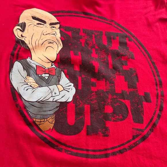 Jeff Dunham Walter Red Medium Men's T-shirt - Picture 2 of 6
